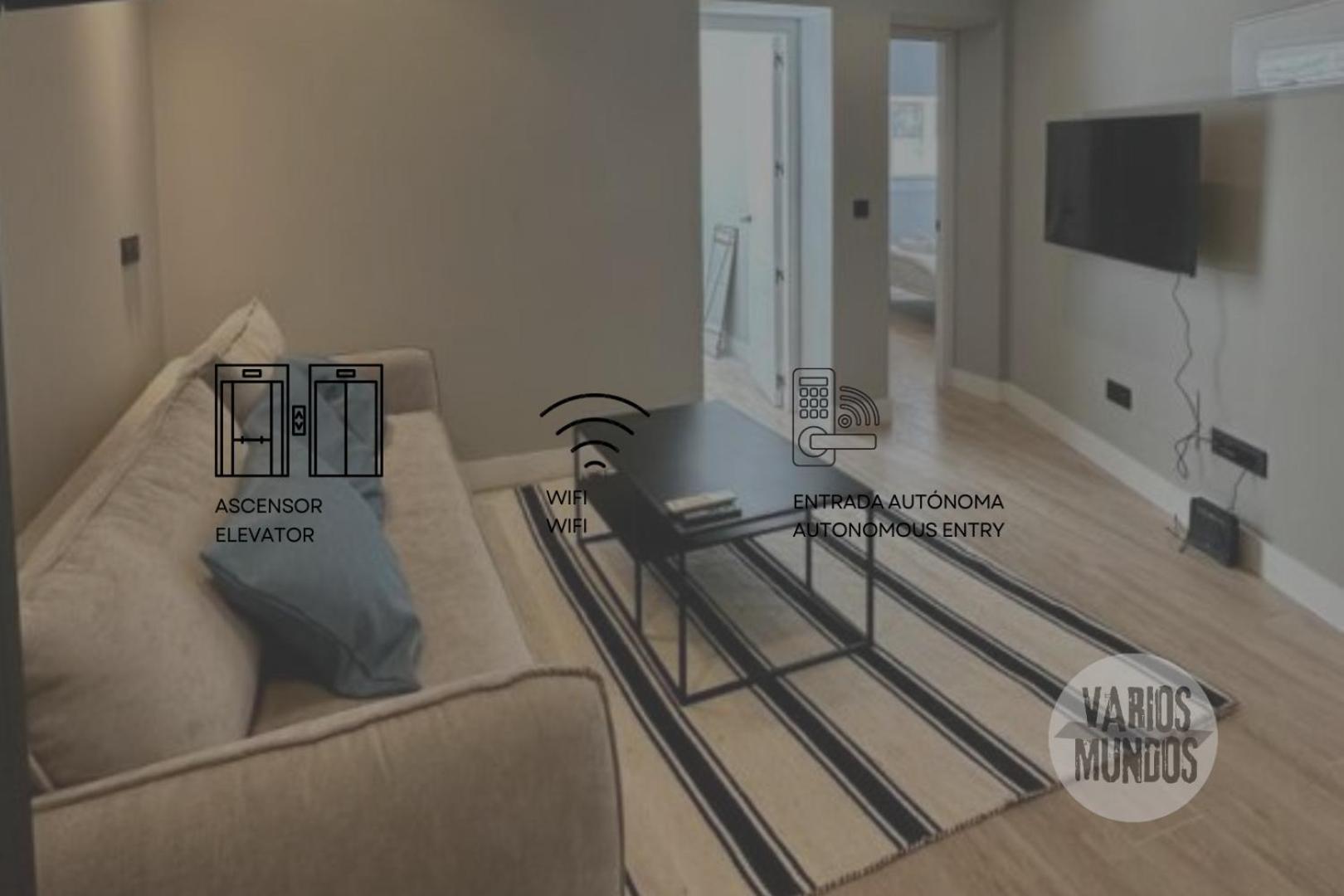 Central Apt De 2Hab Para 5Pax En Calle Silva E2 马德里 外观 照片